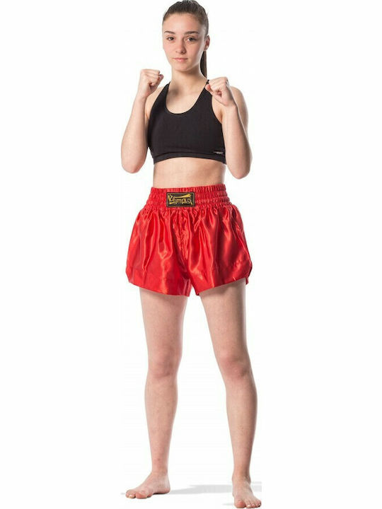 Olympus Sport Kids Kick/Thai Boxing Shorts Red