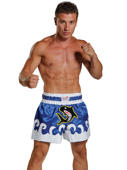 Olympus Sport Bărbați Shorts Kick/Thai Boxing Albastru