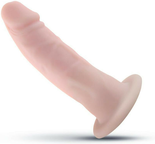 No Parts Alex Realistic Dildo Glass Dildo With Suction Cup Flesh 15cm