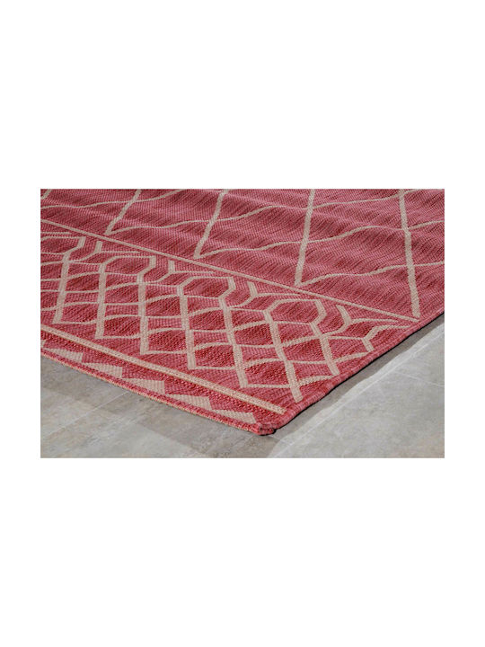 Tzikas Carpets 54132-656 Party Χαλί Ορθογώνιο Καλοκαιρινό Red