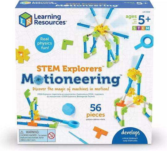 Learning Resources Stem Explorers Motioneering STEM Joc Educațional Mecanic pentru 5+ ani Ani
