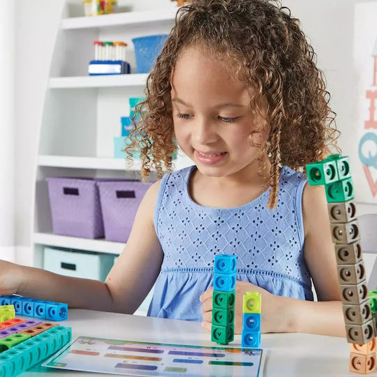 Learning Resources MathLink Cubes Early Maths Dino Time STEM Εκπαιδευτικό Παιχνίδι Γνώσεων για 5+ Ετών