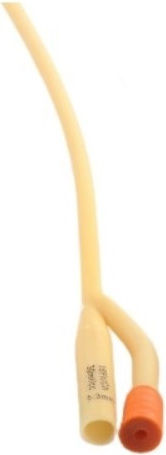 Bournas Medicals Foley 2-way Catheter Number 16 in Orange Colour 1 Piece