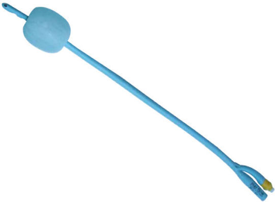 Rusch SiLaSil Catheter Foley 2-way Number 20 in Yellow Colour 1 Piece
