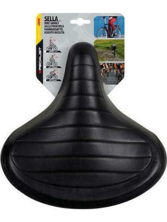 Lampa S-13 Black Bicycle Saddle City