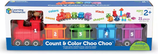 Learning Resources Count & Color Choo Choo Joc Educațional de Cunoștințe pentru 2+ Ani