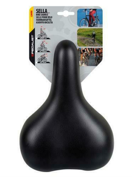 Lampa S-3 Schwarz Fahrradsattel Stadt