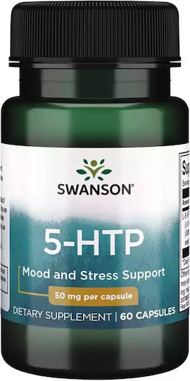 Swanson 5-HTP 50mg 60 Capsules Unflavoured