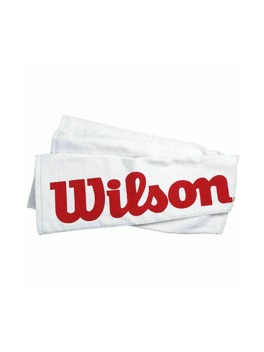 Wilson Sports Cotton White Gym Towel 120x60cm Wilson Sports Cotton White Gym Towel 120x60cm