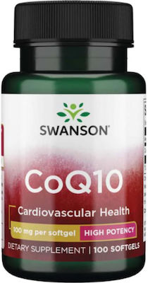 Swanson CoQ10 100mg 100 μαλακές κάψουλες