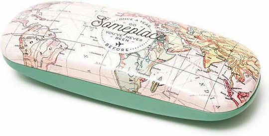 Legami Milano Glasses and Pen Case Eyeglass Case Map