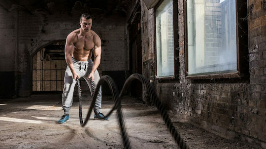 Tunturi Battle Rope 14TUSCF004 Crossfit Ropes with Length 15m