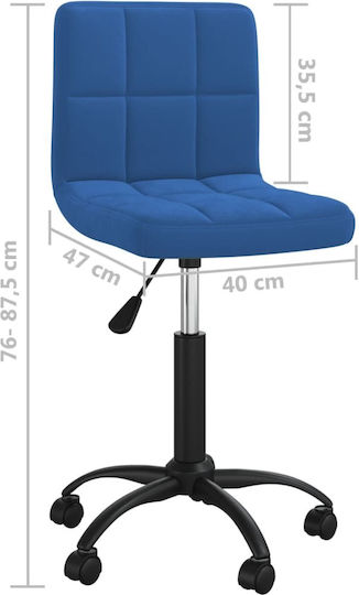 vidaXL Scaun De Birou Albastru