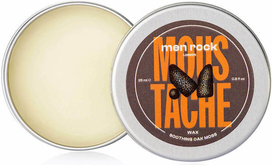 Men Rock Κερί Περιποίησης για Γένια και Μουστάκι Soothing Oak Moss Moustache 25ml