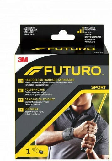 Futuro Wrist Brace with Strap in Black Color 46378