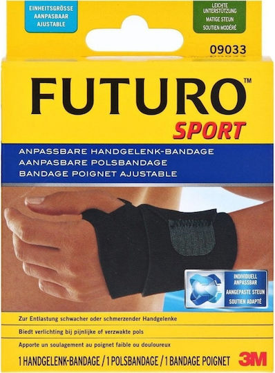 Futuro Sport Handgelenkstütze mit Befestigung in Schwarz Farbe 09033