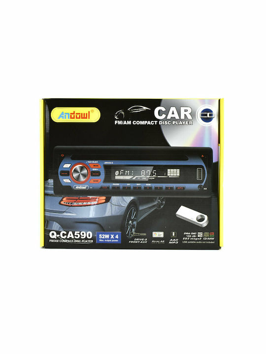 Andowl Auto-Audiosystem 1DIN (Bluetooth/USB)