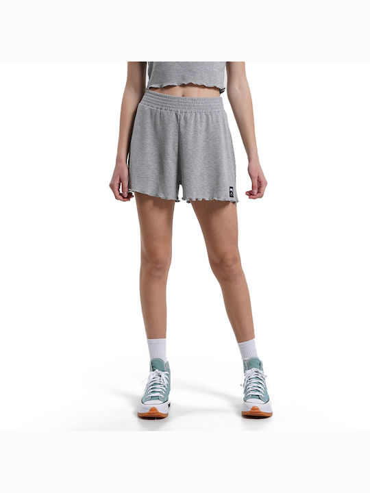 BodyTalk Homewear Women's High-waisted Sporty Shorts Gray