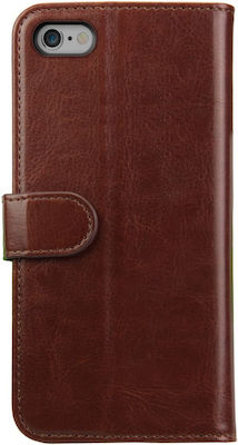 Rosso Element Synthetic Leather Wallet Brown (iPhone 6/6s Plus)