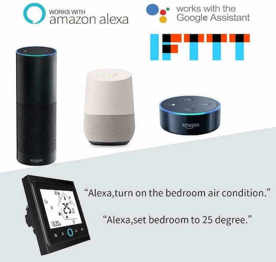 MOES WHT-002-GC Smart Digital Thermostat with Touch Screen και Wi-Fi