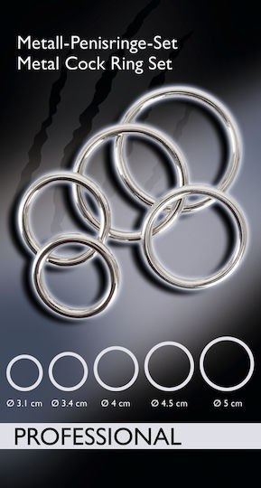 You2Toys Set Inele Cock Metalice Silver 5buc 05261770000