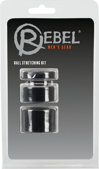You2Toys Rebel Ball Stretching Kit Set Cock Rings Hoden Schwarz 3Stück