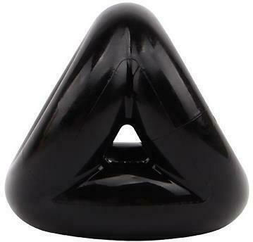 Chisa Novelties Triangle Ring Cock Ring Schwanz Black