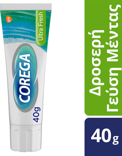 Corega 3D Hold Ultra Fresh Denture Adhesive Cream 40gr