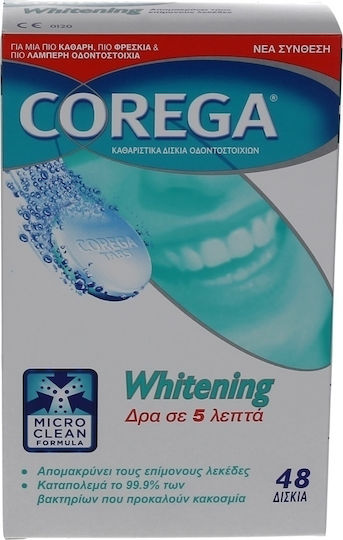 Corega Whitening Denture Cleanser 48 tabs