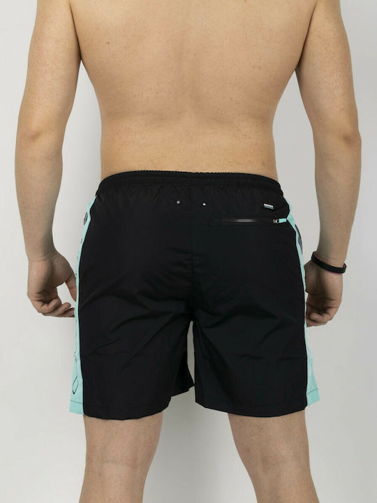 Nautica Herren Badebekleidung Shorts Schwarz