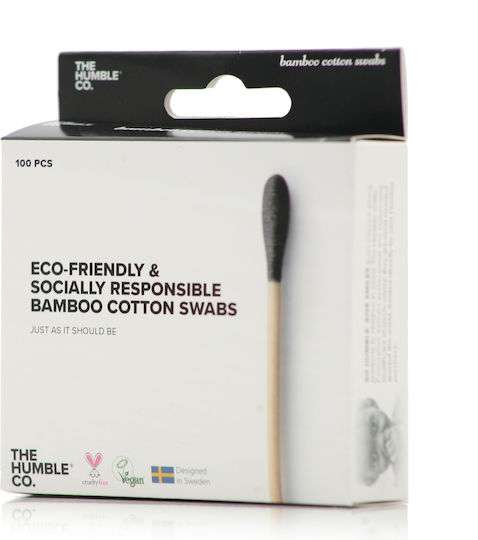 The Humble Co. Bamboo Cotton Buds Black 100pcs