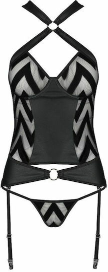 Passion Hima Corset Harness Μαύρο