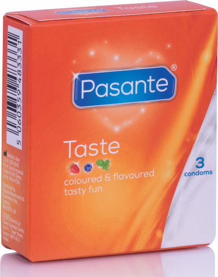 Pasante Презервативи Taste 19 см 3 бр 53 мм Боровинки