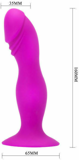 Pretty Love Booty Passion Realistic Plug Анална тапа Лилав 16.5см