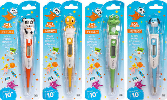 Metricy Happy Heroes Baby Digital Armpit Thermometer Orange