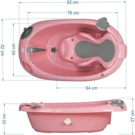 Bebe Stars Μπανιέρα Μωρού Ocean Pink