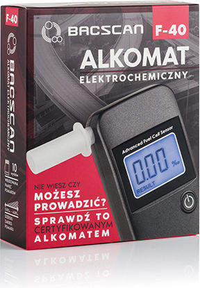Bacscan F-40 Ψηφιακός Μετρητής Αλκοόλ Grey