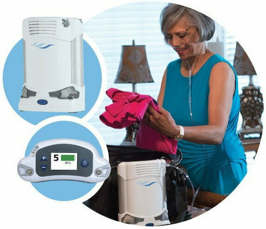 AirSep Freestyle Comfort Portable Oxygen Concentrator with 16-Cell Battery 5lt