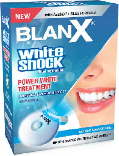 Blanx White Shock Teeth Whitening Kit with Tray & Toothpaste