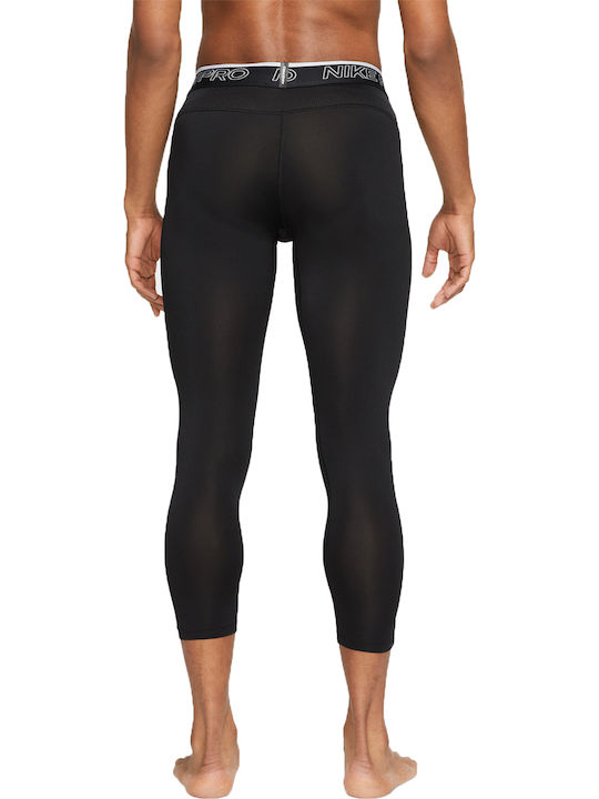 Nike Pro Dri-Fit Men's Sports Capri Leggings Black
