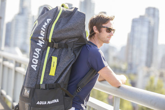 Aqua Marina Advanced Roller Tasche für Board Sup & Ausrüstung Schwarz Schwarz