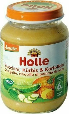 Holle Babykost-Glas Potatoes, Pumpkin & Zucchini Glutenfrei für 6m+ 190gr