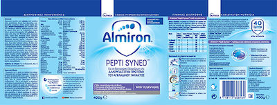 Nutricia Γάλα σε Σκόνη Almiron Pepti Syneo για 0m+ 400gr