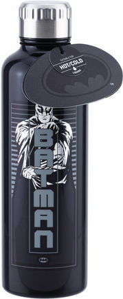 Paladone Batman Παιδικό Παγούρι Batman Αλουμινίου με Βιδωτό Καπάκι Non Spill Μπλε 500ml