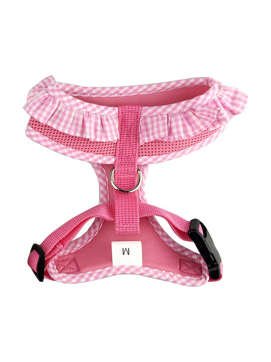 Pet Interest Vest Gingham Trim Pink 38-51cm Pet Interest Vest Gingham Trim Pink 38-51cm