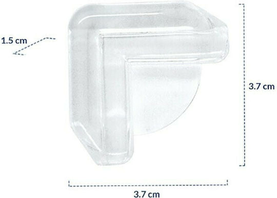 Kikka Boo Protection Corner with Sticker made of Plastic 4pcs