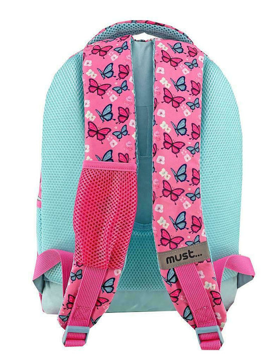 Must 3D Soft Butterfly School Bag Backpack Elementary, Elementary Multicolored