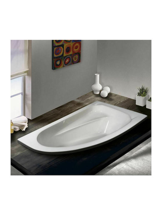 Sirene Marina R Дясна гърба на ваната Акрил с хидромасаж 160x90см