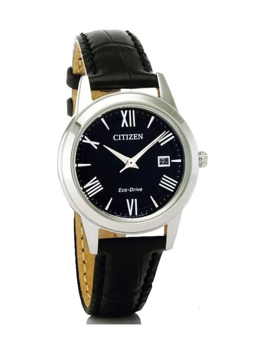 Citizen Ρολόι Eco - Drive με Δερμάτινο Λουράκι Citizen Ρολόι Eco - Drive με Δερμάτινο Λουράκι