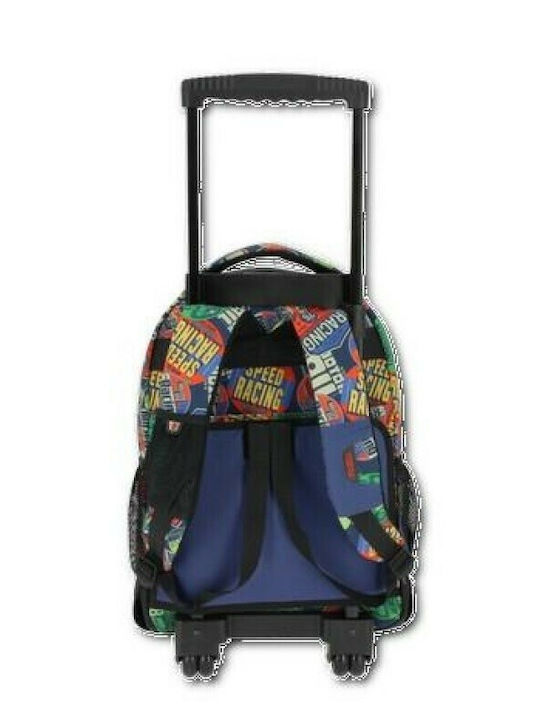 Totto Morral Renglon School Bag Trolley Elementary, Elementary Multicolour with Water Bottle Holder